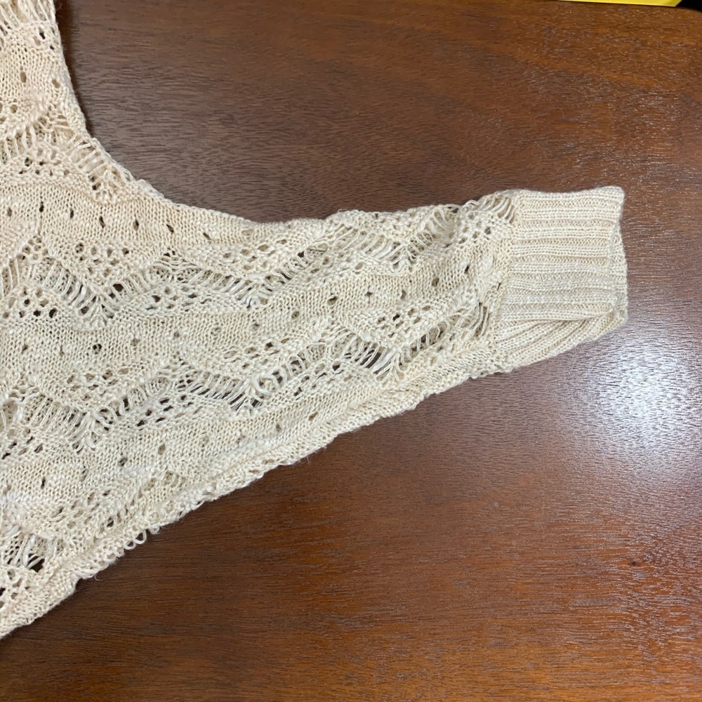 Knit Tank Top with 3/4 Sleeve Cardigan Cover - Picture 8 of 10